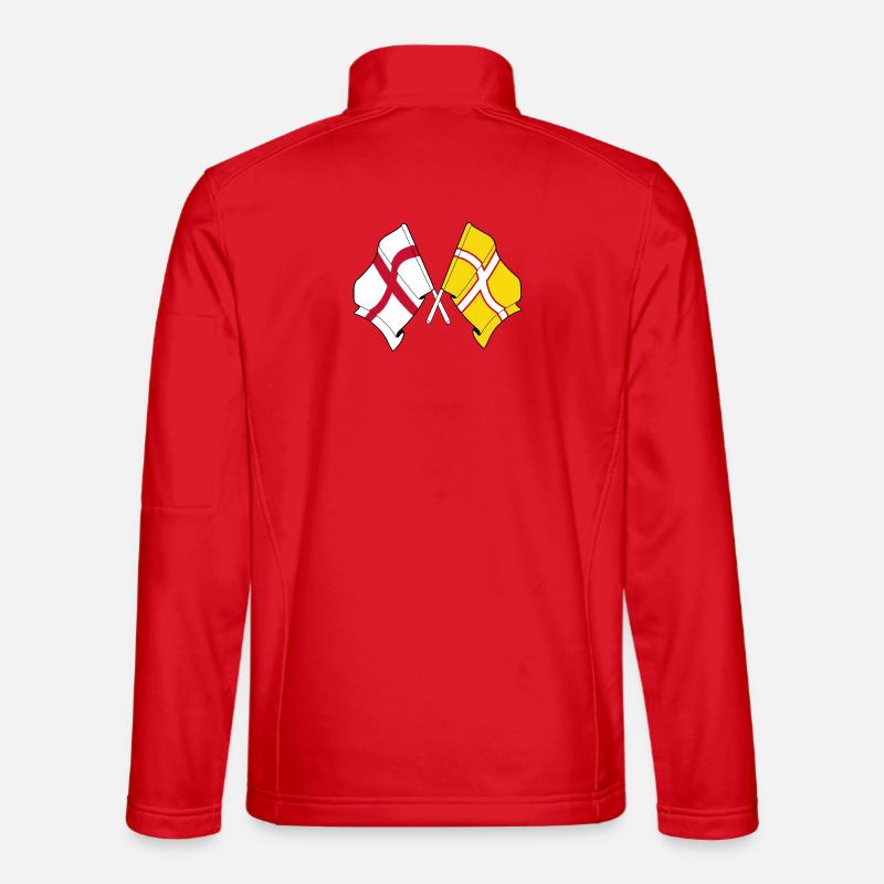 Croix du Dorset & Angleterre Veste en tissu softshell Unisexe