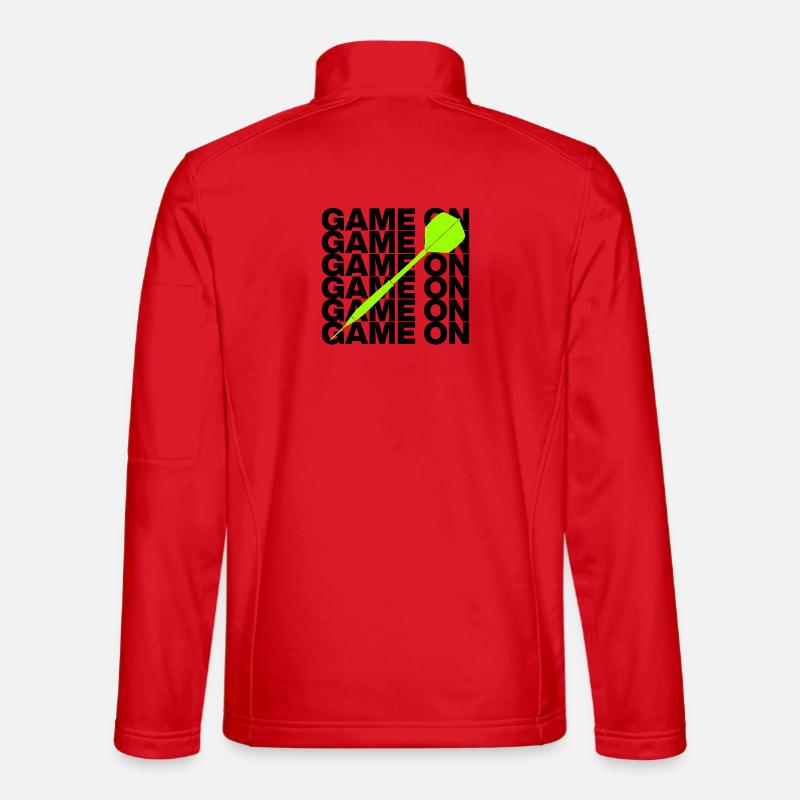 Game On: Dart Attack! ONEHUNDRETEIGHTY, arrow green Unisex Softshell Jacket