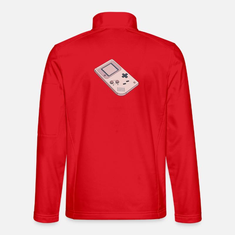 Retro Pastel Game Boy - Unisex Softshell Jacket - red