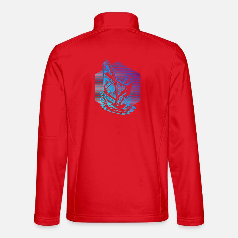 Windsurfing in a nutshell Unisex Softshell Jacket