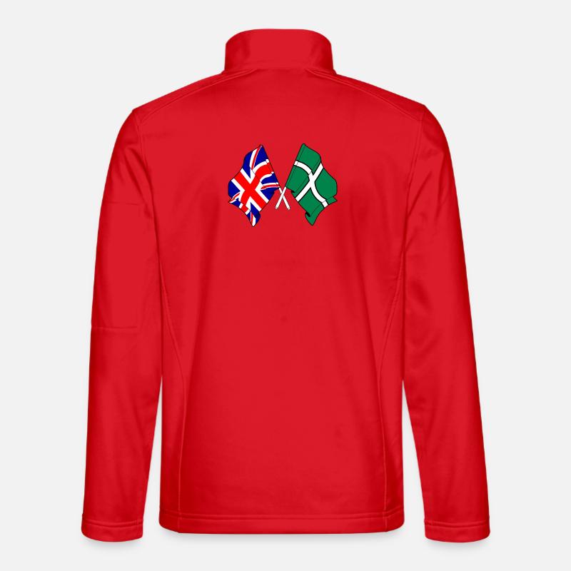 Devon & Great Britain Cross Unisex Softshelljacke