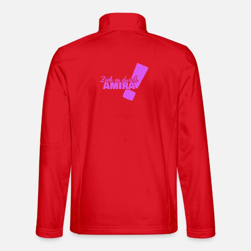 Amira - Unisex Softshell Jacket - red
