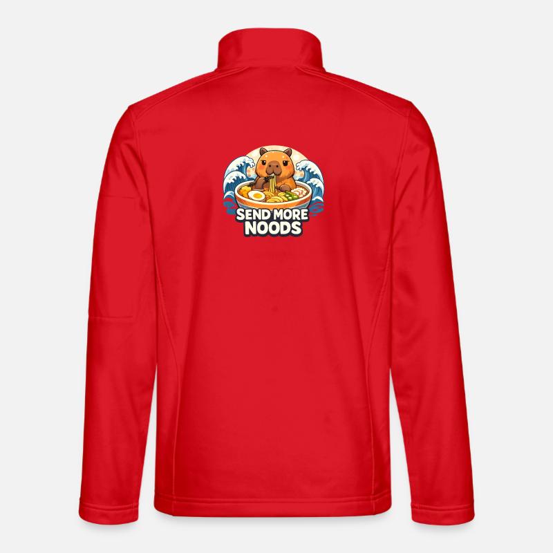 Send More Noods - Unisex Softshell Jacket - red