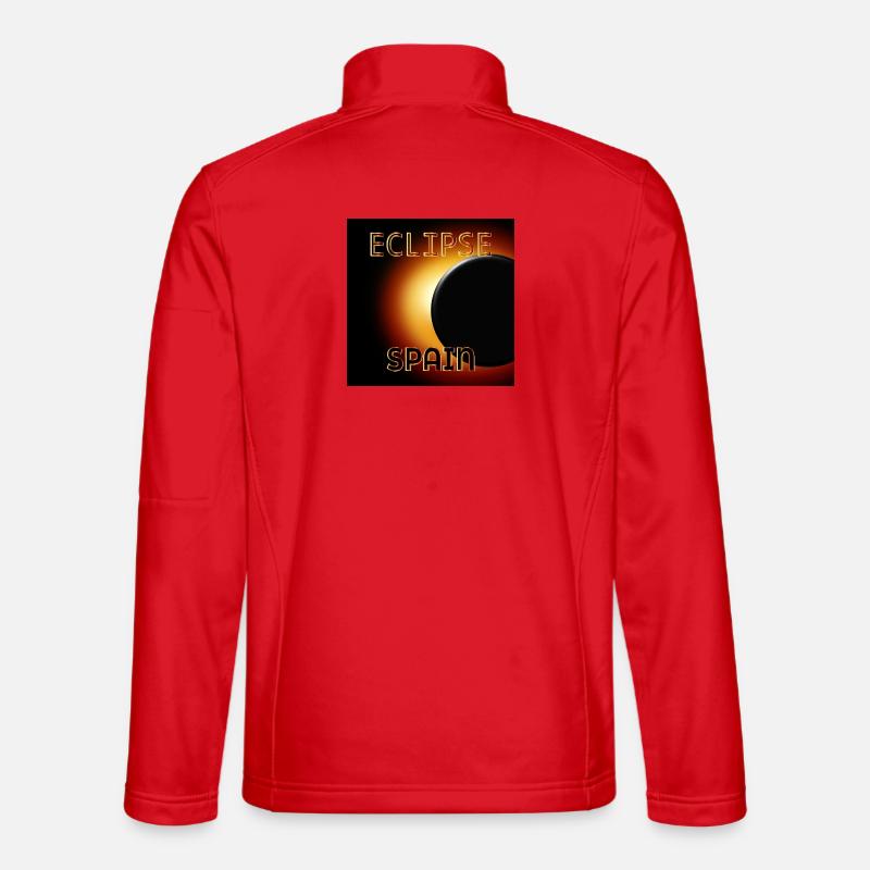 ECLIPSE SPANIEN, August 2026 - Unisex Softshelljacke - Rot