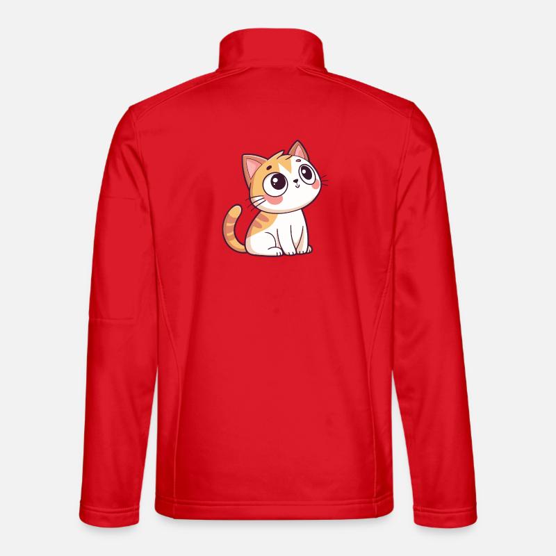 Curious Kitten Unisex Softshell Jacket