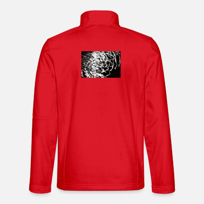 Lichtspiele 5 - Unisex Softshelljacke - Rot