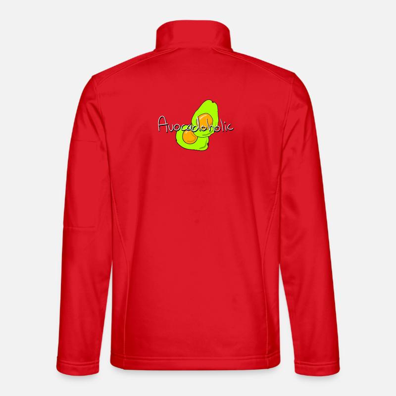 Avocadoholic - Unisex Softshell Jacket - red