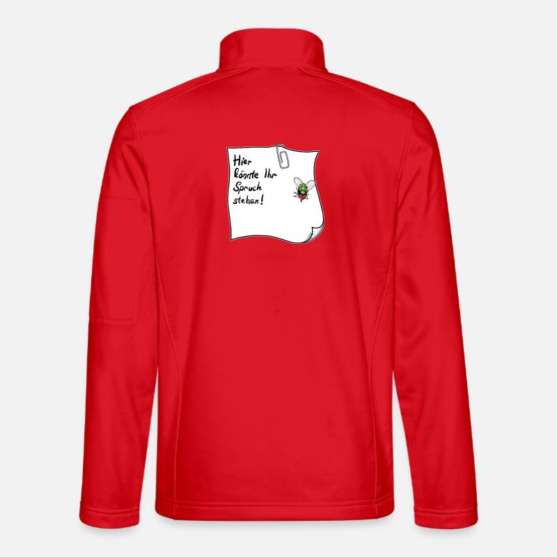 Notes – C’est peut-être votre expression - Veste en tissu softshell Unisexe - rouge