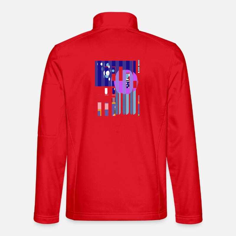 Love the Glitch - Unisex Softshelljacke - Rot