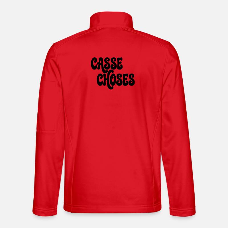 Schrottplatztypografie Retro-Humor - Unisex Softshelljacke - Rot