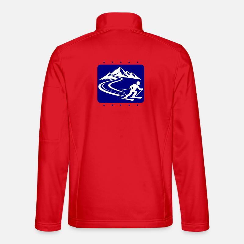 Ski Mountains Unisex Softshell Jacket