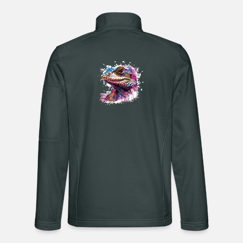 Lizard Graffiti Unisex Softshell Jacket