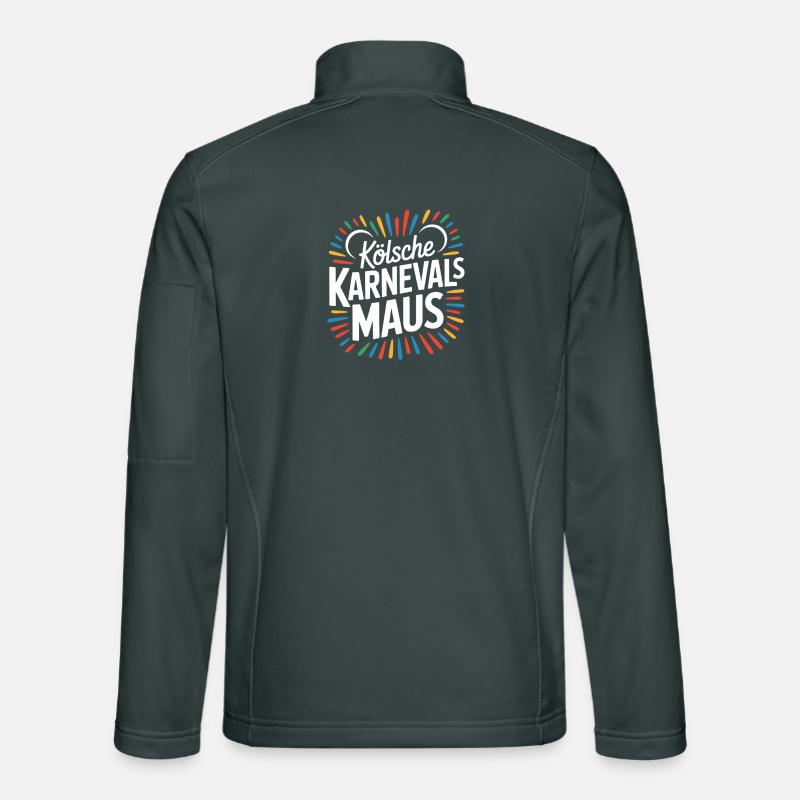 Kölsche Karnevalsmaus Karneval Köln Kölner Maus Unisex Softshelljacke