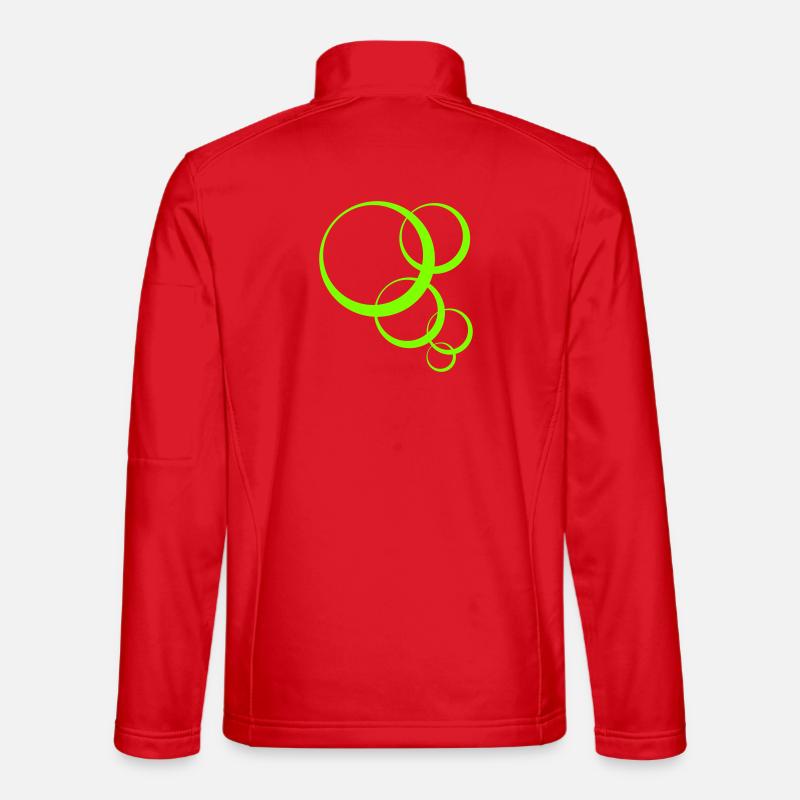 Bubbles - Unisex Softshell Jacket - red