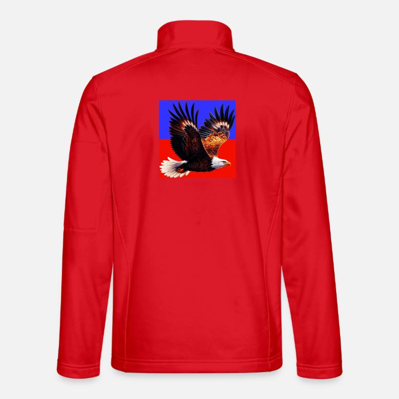 eagle - Unisex Softshell Jacket - red