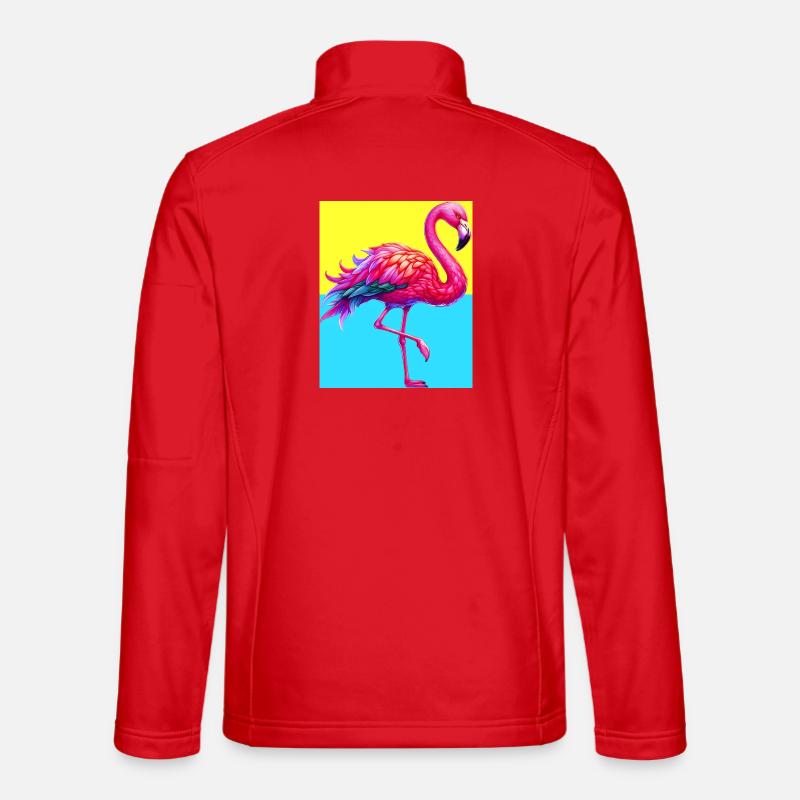 Flamingo - Unisex Softshelljacke - Rot