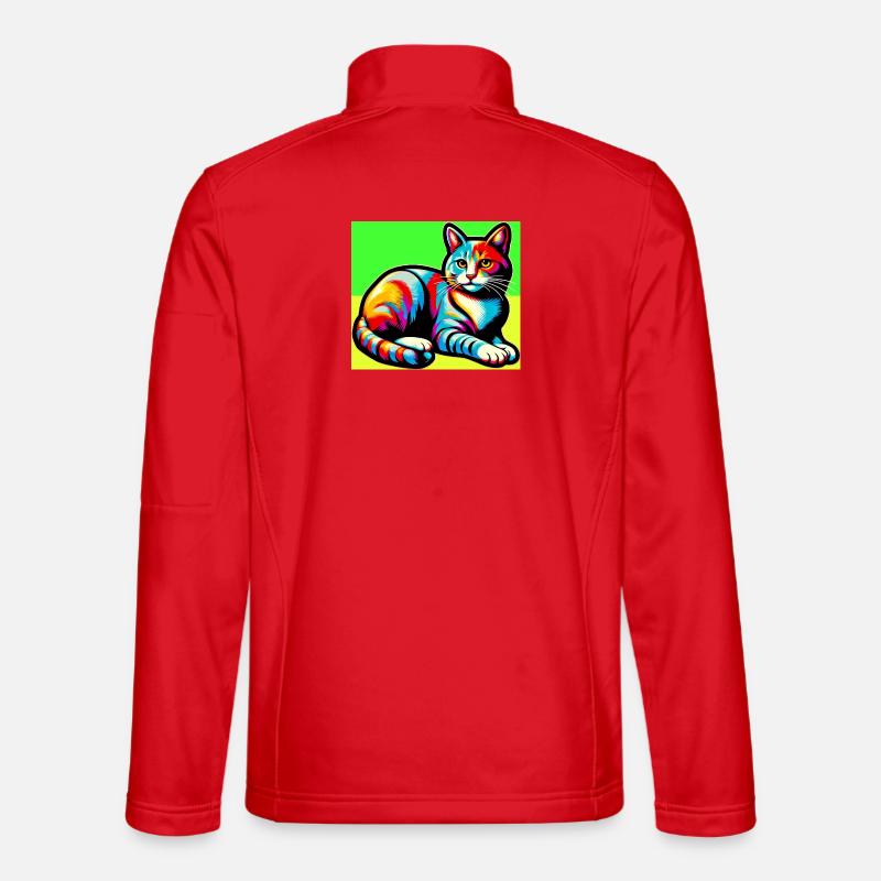 chat Veste en tissu softshell Unisexe