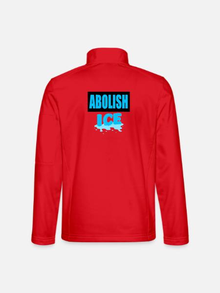 Abolish I.C.E: - Unisex Softshell Jacket - red
