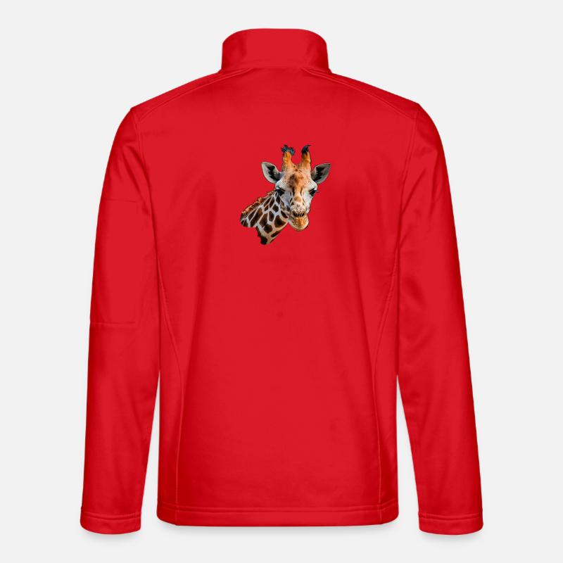 giraffenkopf - Unisex Softshelljacke - Rot