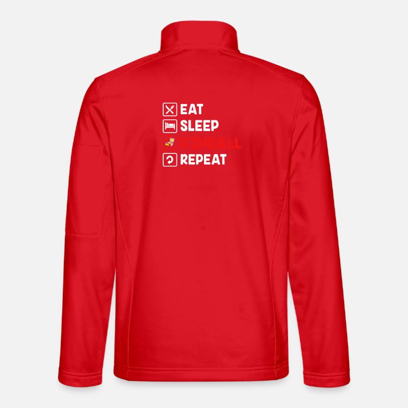 Pinball Flipper - Unisex Softshelljacke - Rot