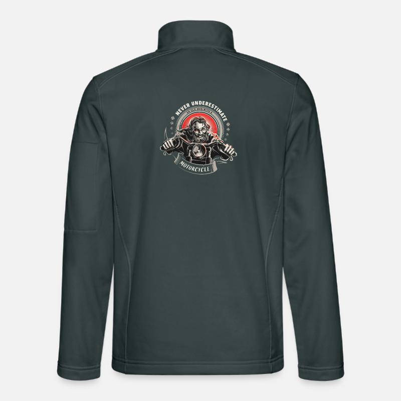 Never underestimate an old man ... Unisex Softshell Jacket