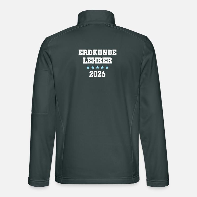 Erdkunde Lehrer 2026 Beruf Studium Lehramt Geo Unisex Softshelljacke