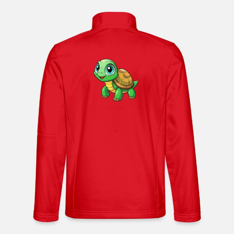 Baby-Schildkröte - Unisex Softshelljacke - Rot