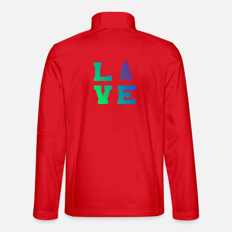 Conception de VTT vintage pour VTT Veste en tissu softshell Unisexe