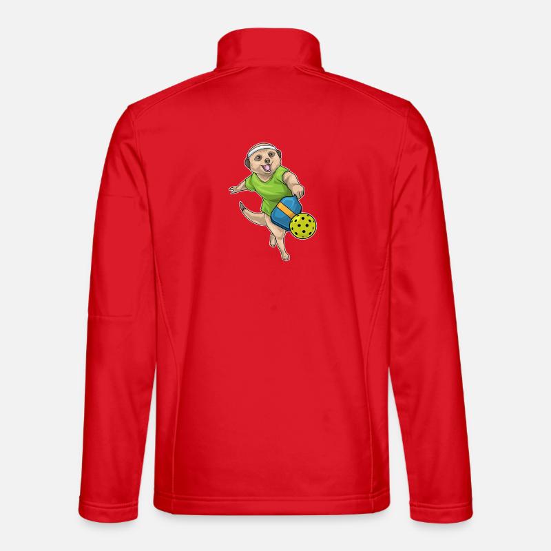 Erdmännchen Pickleball - Unisex Softshelljacke - Rot