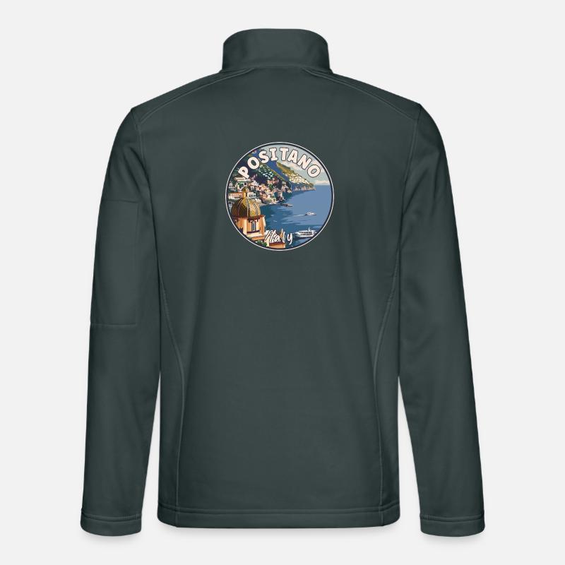 Explore Positano in Italy Mediterranean Paradise Unisex Softshell Jacket