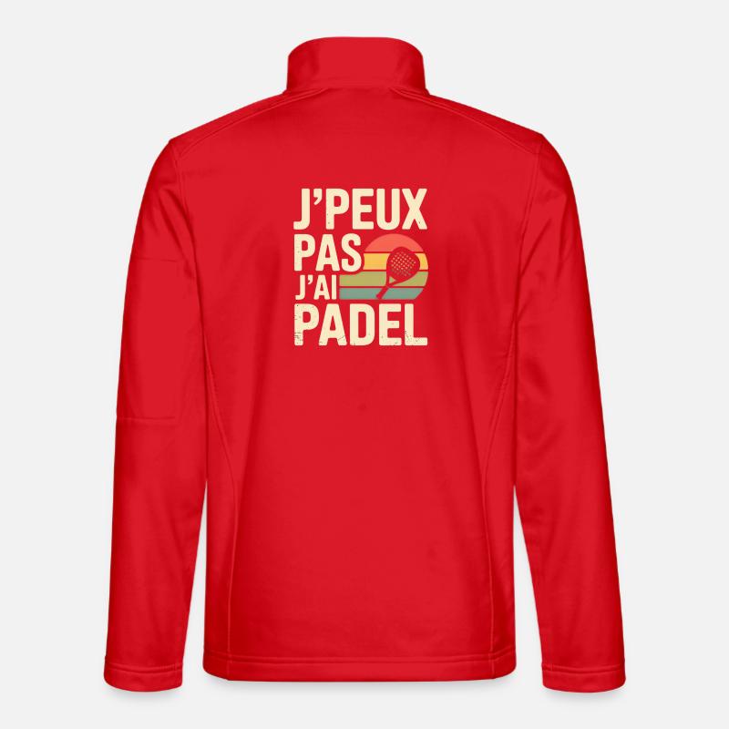 I can't I have Padel - Unisex Softshell Jacket - red