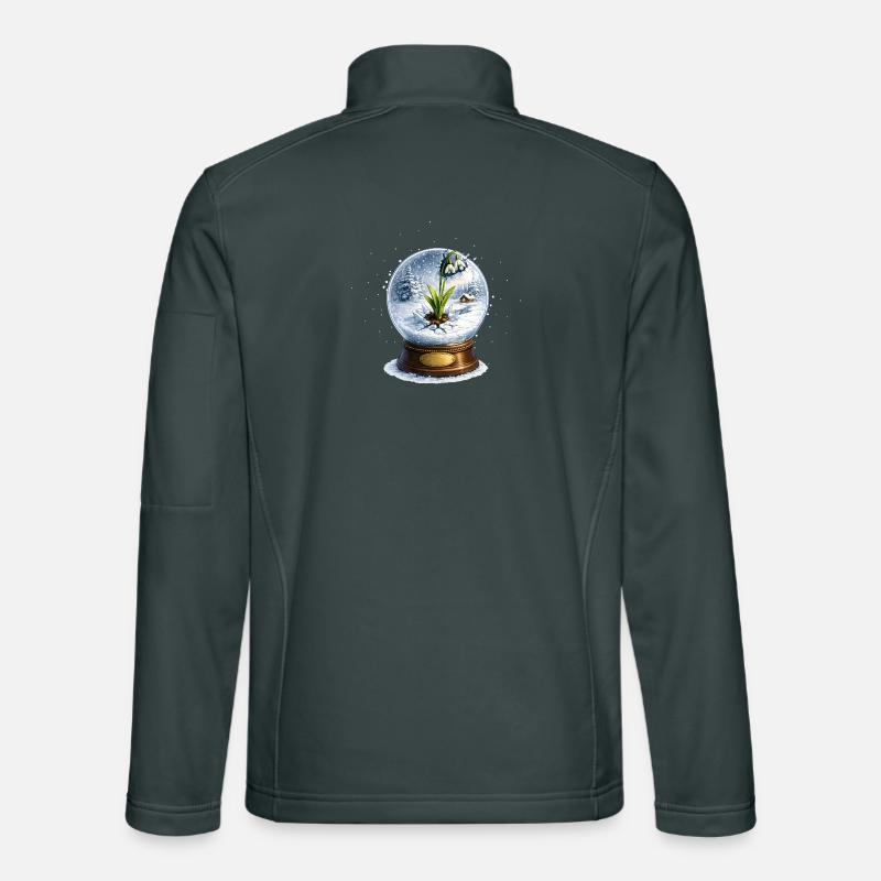 Le perce-neige souffle la boule à neige Veste en tissu softshell Unisexe