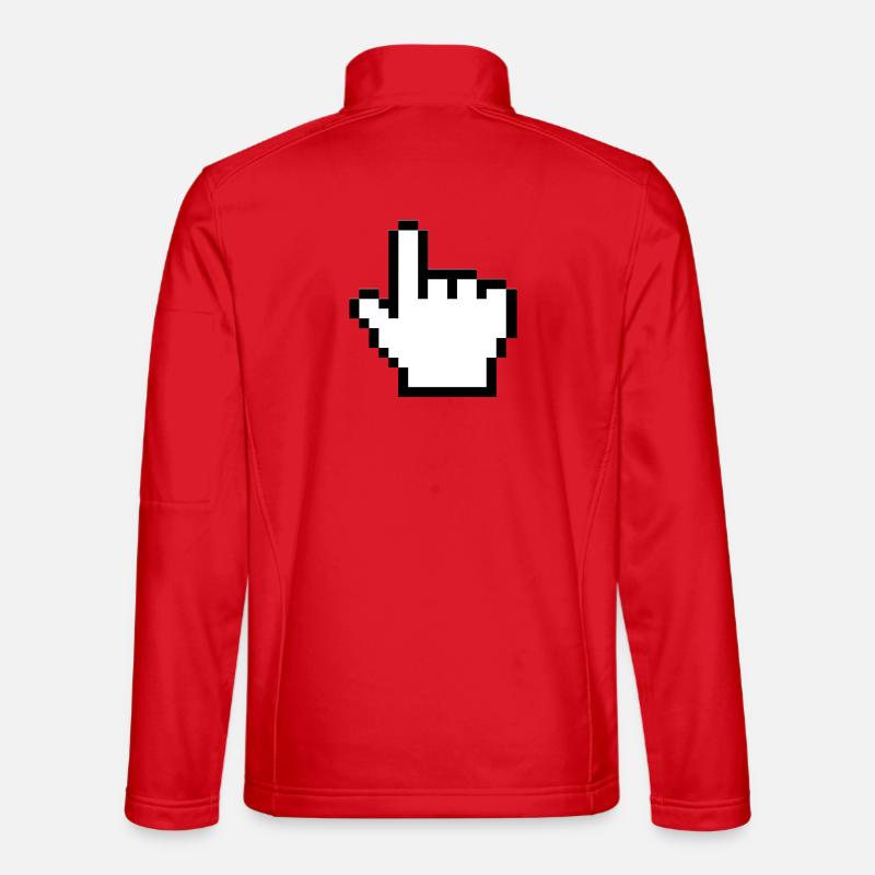 Original Maushand - Unisex Softshelljacke - Rot