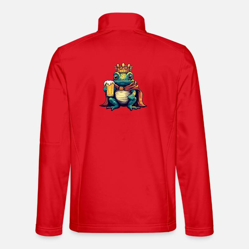 Chameleon Beer King - Unisex Softshell Jacket - red