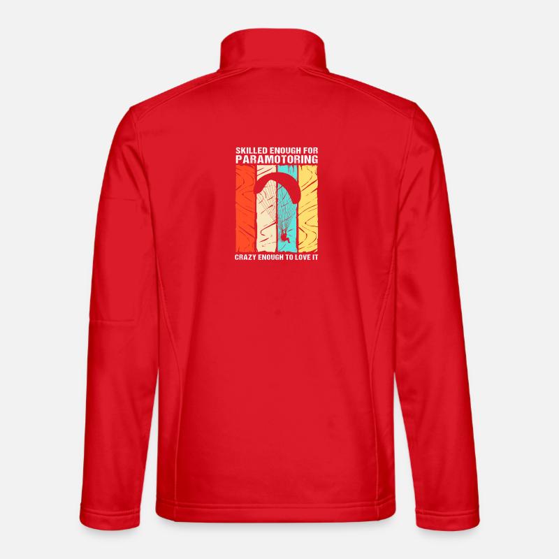 Gleitschirm Gleitschirmflieger Paragliding - Unisex Softshell Jacket - red