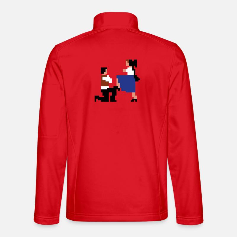 Šij, luby šewco šij... - Unisex Softshelljacke - Rot