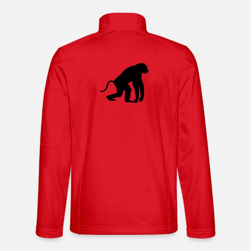 Monkey - Unisex Softshell Jacket - red