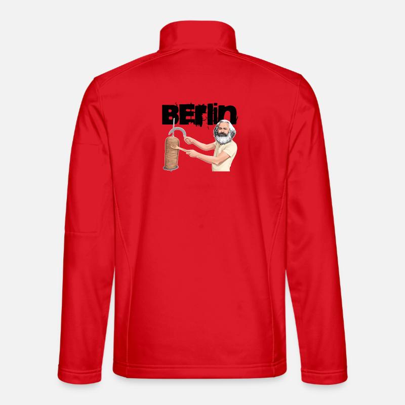 Berlin Döner Marx - Unisex Softshelljacke - Rot