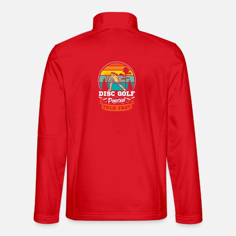 Disc Golf Gifts Disc Golf - Unisex Softshell Jacket - red