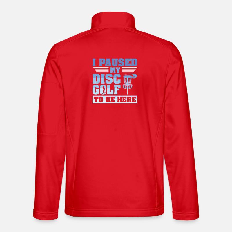 Disc Golf Gifts Disc Golf - Unisex Softshell Jacket - red