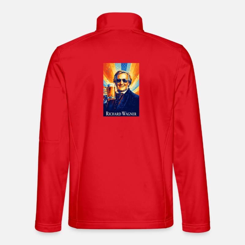 Richard Wagner - Unisex Softshell Jacket - red