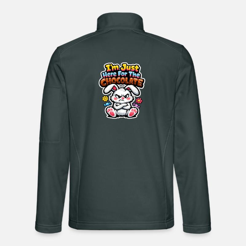 Bunny Bunny Spring Summer Easter Garden Unisex Softshell Jacket