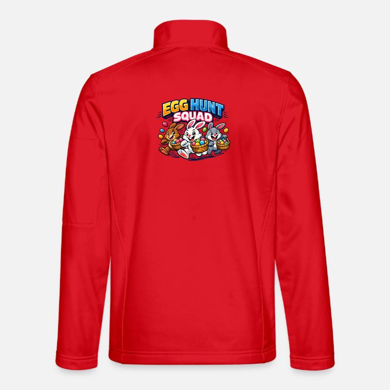 Ostern Egg Hunt Squad Osterhase - Unisex Softshelljacke - Rot