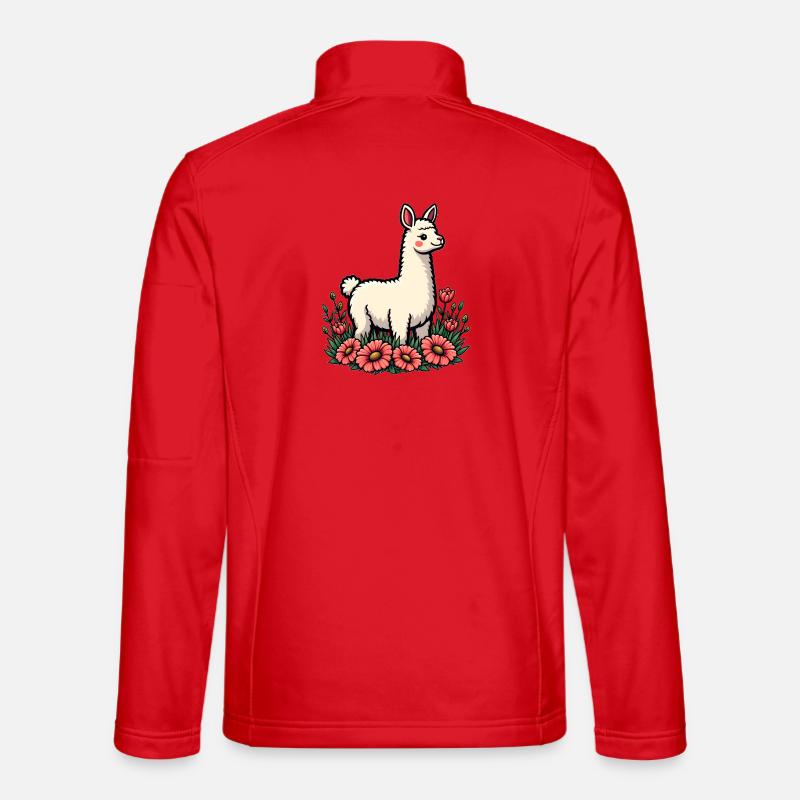 lama - Giacca softshell unisex - rosso