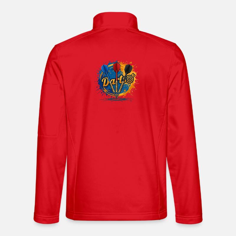 Dartsplash Farbexplosion - Unisex Softshelljacke - Rot