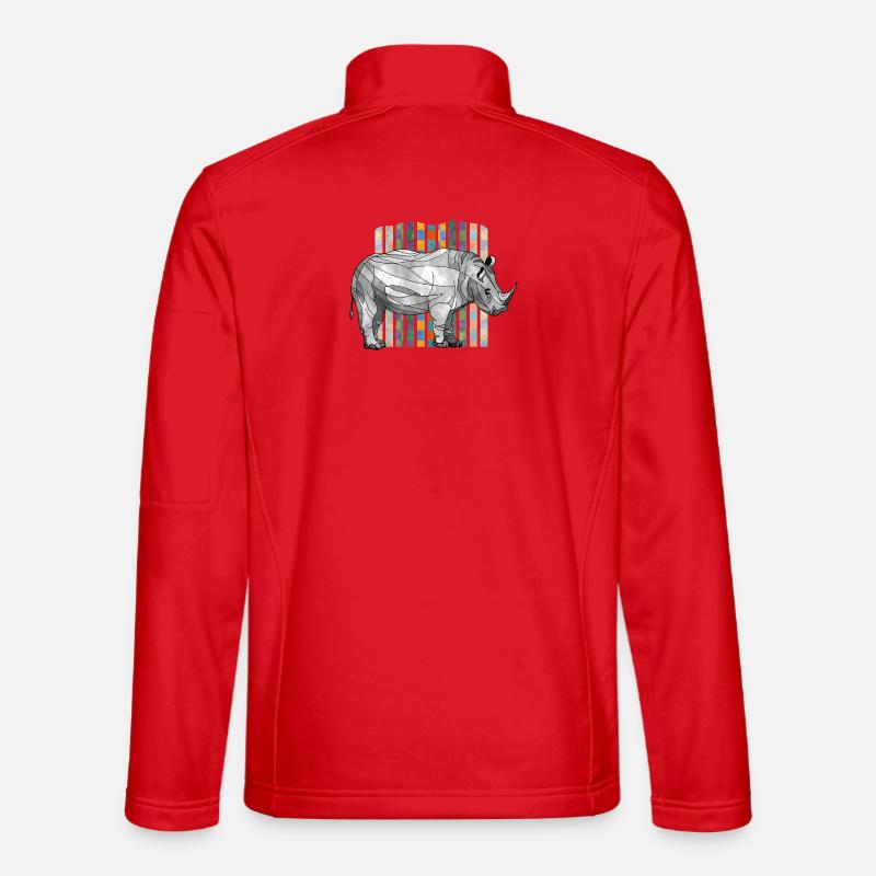 Nashorn - Unisex Softshelljacke - Rot