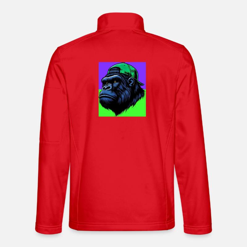 Gorilla - Unisex Softshelljacke - Rot