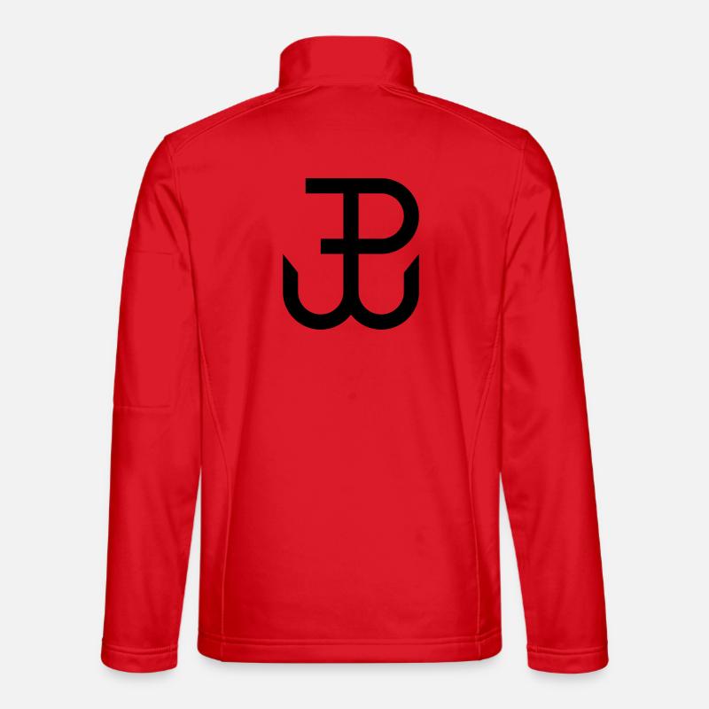 Kotwica, Polen - Unisex Softshelljacke - Rot