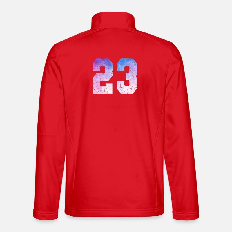 Ausgabe 23 – 23-jähriges Jubiläumsgeschenk - Unisex Softshelljacke - Rot