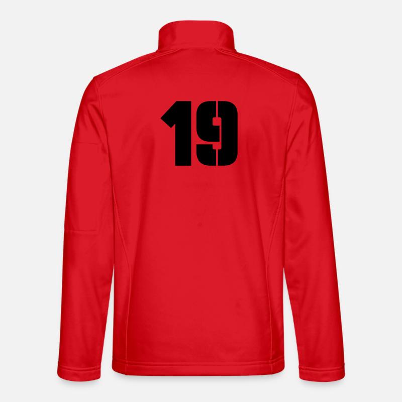 19 - Unisex Softshell Jacket - red